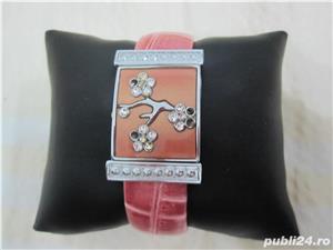 Ceas dama elegant MT tip bratara,cu pietre,curea metal-ieftin