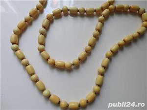 colier vintage din imitatie de fildes - imagine 4