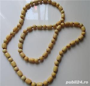 colier vintage din imitatie de fildes - imagine 3