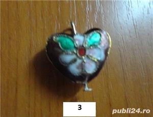 pandantive Cloissone si Murano inimioara - imagine 2