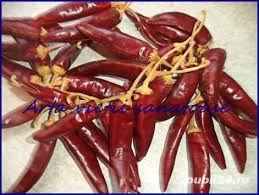 Ardei iuți uscați natural la soare,ecologic.Pret 19 lei /150 g