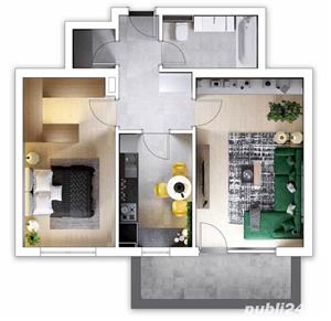 Apartament 2 camere Urban PLAZA   Priveliste ( Pret FIX ) Exclus Agentii - imagine 2