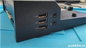 Dock Dell PR03X - USB, VGA, DVI, Display Port, LAN RJ-45 - NOU - imagine 3