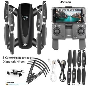   Drona cu 2 camere, zbor 25 minute, Marime 44 cm Noua, Wi-Fi FPV - imagine 1