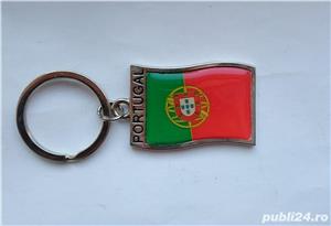 Breloc suvenir de colectie drapel steag Portugalia