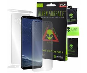  pachet folie alien surface galaxy s7 edge + husa gel 