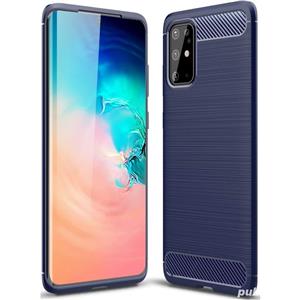 Husa carbon + Folie SAMSUNG Galaxy S10 Lite A51 A71 S20 Ultra S20 Plus S20 S10e S10 Plus S10 5G S10 - imagine 3