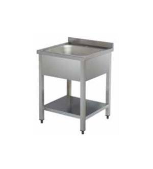 Spalator inox 1 cuva si polita 600*600*850