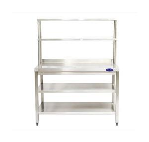 Masa inox 2 polite si raft 2 polite 1200*700*850/1550