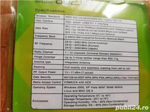 Wi-fi USB mini adaptor - produs nou  - imagine 2