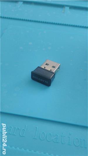 Mouse Wireless Gigabyte AIRE M73, 1000 dpi, USB, Negru - imagine 3