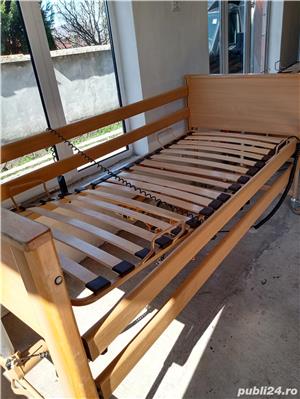 Pat medical electric de spital cu telecomanda - imagine 3