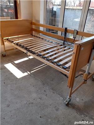 Pat medical electric de spital cu telecomanda - imagine 5