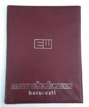 veche mapa ptr acte documente student Microelectronica Bucuresti colectie comunism retro vintage