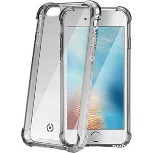 Huse IPHONE 7 8 Plus 7 8 iPhone SE 2 2020 antisoc piele carbon + folie sticla - imagine 4