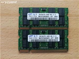 Vand 2x 2GB, DDR2, 800 Mhz, "Samsung", pentru Leptop.