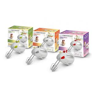 Mixer de mana,125W,viteza reglabila,cu 2 teluri cu eficienta ridicata; 2 spirale robuste din otel  - imagine 2