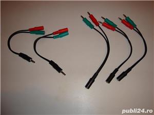Cablu adaptor spliter jack casti separator boxe microfon - imagine 3