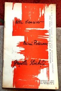 Catalog Ella Cancicov, Mimi Podeanu, Graziella Stoichita