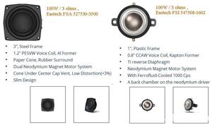 Tweeter dinamic Sony, Eastech-Philips Neodymium 