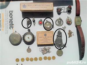 Gablonzuri vintage -  cutii bijuterii vechi colectie butoni - imagine 3