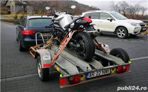 Inchiriez trailer remorca platforma remorci 1axa 2axe 3axe extern inten - imagine 6