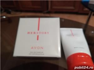 Parfum HERSTORY by Avon + crema de corp