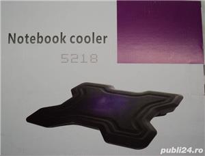 Cooler Laptop 15-17 Inch NOU Laptop Cooler, 15-17", Black Slim - imagine 4