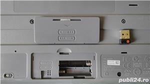 Tastatura Logitech K330 wireless 2.4Ghz, Layout Uk, taste multimedia - imagine 5