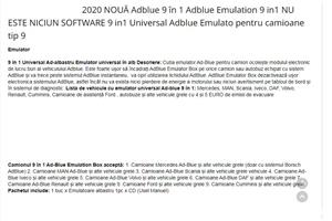 Emulator AdBlue  9in1 nou pentru ,MAN , Scania , Iveco ,volvo ,, benz man , 100 lei 0726229918 - imagine 3