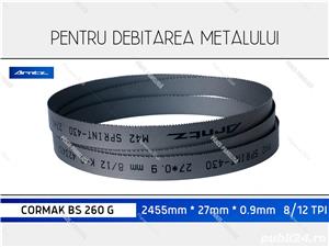 Panza 2455x27x8/12 fierastrau panglica banzic metal CORMAK BS 260 G