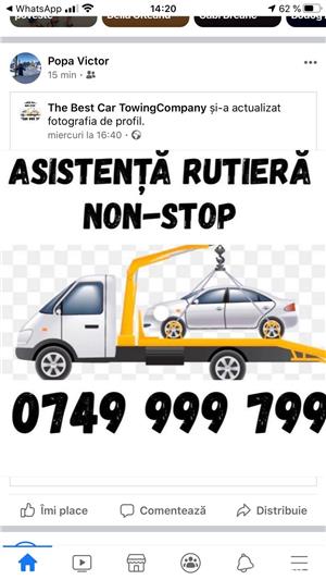 Tractări auto, asistenta rutieră NON-STOP - imagine 2