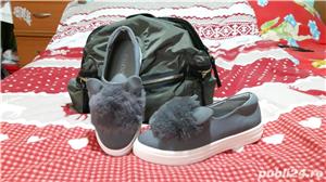 Pantofi dama casual cu blanita - imagine 2