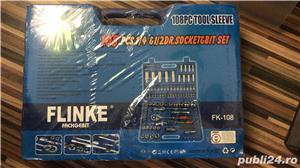 Trusa 108 piese  tubulare / clichet etc