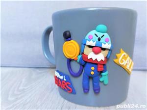 Cadou pentru copii cana figurina Gale Brawl Stars handmade 