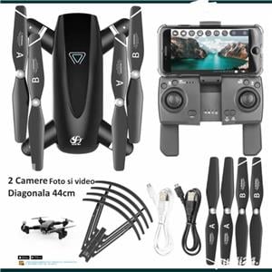 Drona cu 2 camere, zbor 25 minute, Marime 44 cm Noua, Wi-Fi FPV - imagine 1