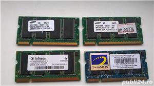 Memorie ram laptop ddr1 pc2700 2100 samsung,infinion,twinmos, 256mb