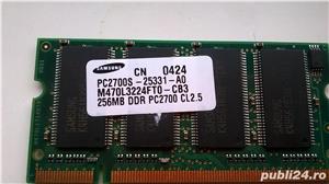 Memorie ram laptop ddr1 pc2700 2100 samsung,infinion,twinmos, 256mb - imagine 3