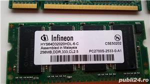 Memorie ram laptop ddr1 pc2700 2100 samsung,infinion,twinmos, 256mb - imagine 4