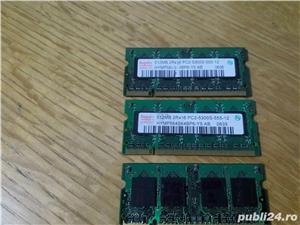 Memorie ram laptop DDR 2 de 512mb hynix si samsung,3 placute