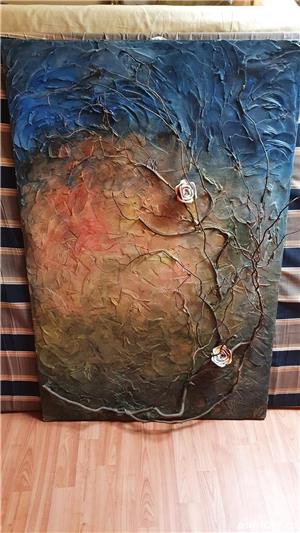 Tablou - cerul, lumina, natura, ceva abstract, semnat