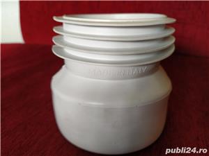 Manson nou Remer alb diametru 111 mm pentru montaj la iesire WC