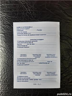 Fise de instructaj protectia muncii SSM si SU, Dosar medical - Tipizat - imagine 3