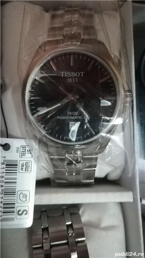 TISSOT PR 100 POWERMATIC 80 T101.407.11.051.00 Ceas bărbătesc automatic cu dată încorporată - imagine 3