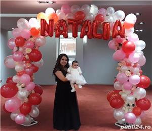 Arcada baloane 3D, nume din baloane folie, cifra 18 - imagine 4