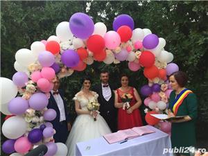 Arcada baloane 3D, nume din baloane folie, cifra 18 - imagine 5