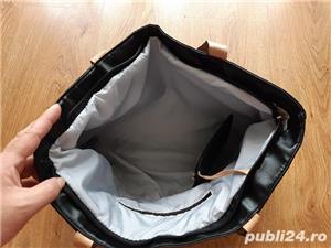 Geanta neagra-maro  - imagine 5