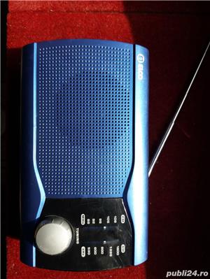 Radioreceptor portabil mp3 player USB acumulatori baterii priza - imagine 4