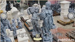 Ornamente de grădină, din beton, la domiciliu.