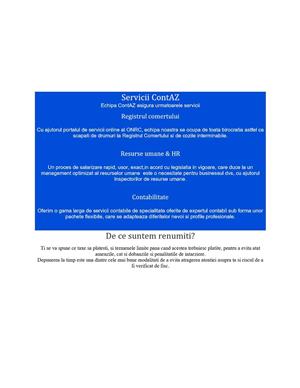 Contaz.ro, contabilul tau de incredere! 